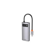 Концентратор Baseus USB-C 4-in-1 3xUSB 3.0 + RJ45 1000Mbps gray (WKWG070113)