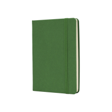 Книга записна Optima А6 MAGIC, тверда обкладинка, гумка, білий блок лінія, зелений (O20388-04)