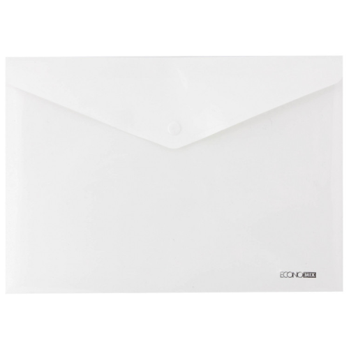 Папка - конверт Economix А4 180 мкм фактура "глянець", біла (E31301-14)