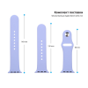 Ремешок для смарт-часов Armorstandart Sport Band (3 Straps) для Apple Watch 49/46/45/44/42 (Series 1-3) Lavender (ARM57864)