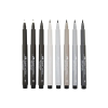 Лайнер Faber-Castell набір капілярних ручок Pitt Artist Pens Manga Basic Set 8 шт. (сірі відтінки + чорний) (23899)