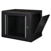 Шафа настінна Hypernet 9U 19" 600x450 ProLine (PL-WMNC-9U-BLACK)