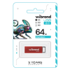 USB флеш накопичувач Wibrand 64GB Chameleon Red USB 2.0 (WI2.0/CH64U6R)