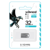 USB флеш накопитель Wibrand 32GB Hawk Silver USB 2.0 (WI2.0/HA32M1S)