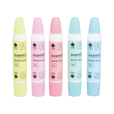 Клей Axent ПВА, 2 аппликатора: тонкий и широкий, 40 г (7202-A)