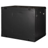 Шафа настінна Hypernet 9U 19" 600x450 ProLine (PL-WMNC-9U-BLACK)