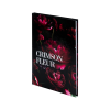Книга записная Axent Crimson fleur А5, 96 листов, клетка, твердая обложка (8459-4-A)
