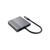Концентратор Cablexpert USB-C 4-in-1 2xHDMI + 1xUSB 3.2 + 1xUSB-C PD 85W (A-CM-COMBO3-04)