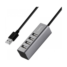 Концентратор HOCO USB 2.0 to 4xUSB Line machine HB1 Tarnish (6957531038139)