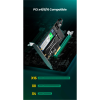 Контроллер Ugreen PCI-E 3.0 for SSD M.2 NVMe + M.2 NGFF CM302 (70504)