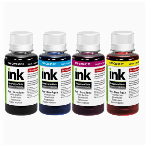 Чернила ColorWay Canon PGI-450/CLI-451(4х100мл) BK/С/M/Y (CW-CW450/CW451SET01)