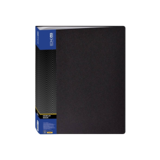 Папка з файлами Economix А4 з 60 файлами, чорна (E30606-01)