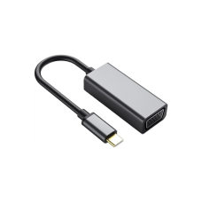 Перехідник USB-C to VGA F USB 3.0 Full HD 1080p 60Hz dark gray Dynamode (DM-AD-USB-C-VGA)