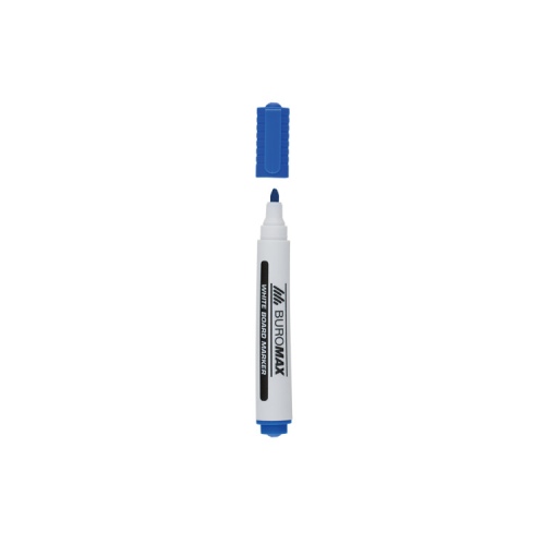 Маркер Buromax для магнітних дошок, синій, 2-4 мм, спиртова основа (BM.8800-02)