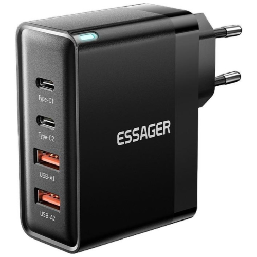 Зарядное устройство 2xUSB-C + 2xUSB 100W Essager (ECT2CA-QYB01-Z)