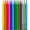 Фломастери Faber-Castell Динозавр 10 кольорів + 3 металика + наклейки у картонній коробці (32962)