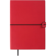 Книга записна Buromax TRAVEL, А5, 96 аркушів, клітинка, червоний (BM.295121-05)