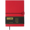 Книга записна Buromax TRAVEL, А5, 96 аркушів, клітинка, червоний (BM.295121-05)