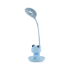Настільна лампа Kite Froggy LED з акумулятором, блакитна (K24-492-3-3)