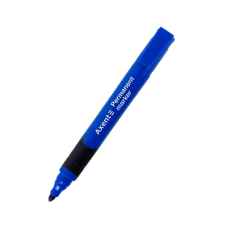 Маркер Axent Permanent Comfort Grip 2542-A, 2 мм круглий синій (2542-02-A)