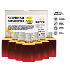 Чернила Barva Canon/HP/Lexmark Universal №4 Yellow 10x100мл ServicePack (CU4-1SP-Y)