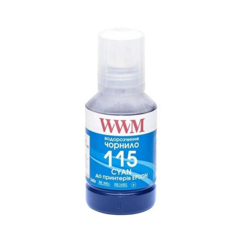 Чорнило WWM Epson L8160/L8180 140г Cyan (E115C) KeyLock (E115C-WWM)