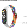 Ремінець до фітнес браслета Armorstandart Braided Solo Loop для Xiaomi Mi Band 7/6/5/4 Pride Edition size M (ARM64940)