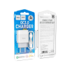 Зарядний пристрій HOCO C72Q Glorious USB QC3.0 + cable USB to Micro 5P 18W White (6931474732538)