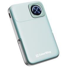 Батарея универсальная ColorWay 10 000 mAh PD/22.5W, 15W MagSafe & Watch Wireless Aquamarine (CW-PB100LPA2MT-WPDD)