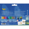 Фломастери Faber-Castell Динозавр 18 кольорів + 3 металика + 3 неонових + наклейки у картонній коробці (32963)
