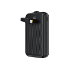 Батарея універсальна Acefast 10000mAh, 22.5W, PD, QC/3.0, build Type-C cable, M13, Black (6974316283959)