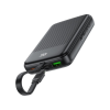 Батарея універсальна Acefast 10000mAh, 22.5W, PD, QC/3.0, build Type-C cable, M13, Black (6974316283959)
