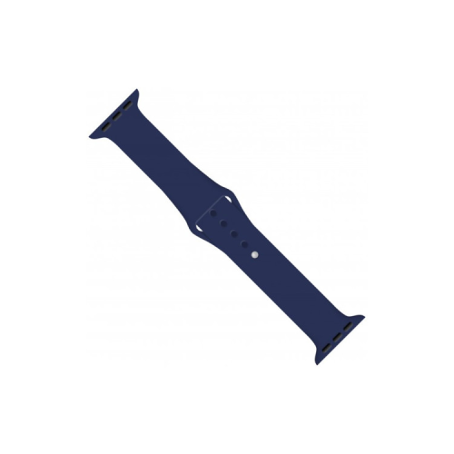 Ремешок для смарт-часов Intaleo Silicone для Apple Watch 38/40 mm dark blue (1283126494345)