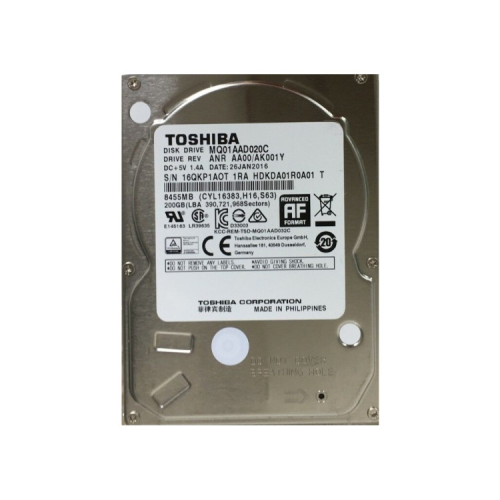 Жесткий диск для ноутбука 2.5" 200GB Toshiba (MQ01AAD020C)
