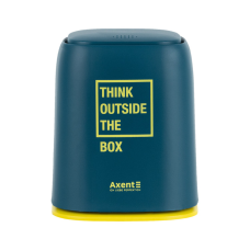 Корзина для бумаг Axent Настольный контейнер для мусора, прямоугольный, синий индиго (2133-47-A)