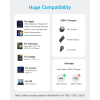 Дата кабель USB-C to USB-C 0.9m 240W nylon 310 black Anker (A81D5H11)