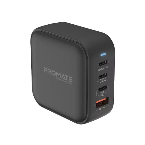 Зарядний пристрій Promate ganport4-100pd.black