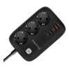 Мережевий фільтр живлення ColorWay CW-CHE34PDB 3 роз/4USB GaN3 Pro (CW-CHE34PDB)