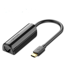 Перехідник USB-C to RJ45 Ethernet 100Mbps Vention (CFABB)
