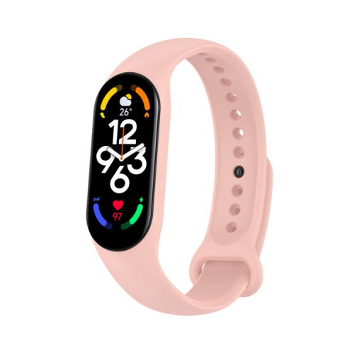 Ремінець до фітнес браслета BeCover Silicone для Xiaomi Mi Smart Band 7 Pink (707483)