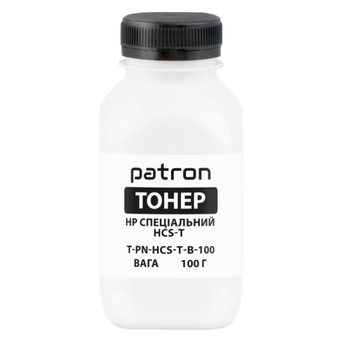Тонер HP HCS-T, 100 г, black Patron (PN-HCS-T-B-100)