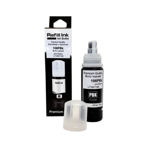 Чорнило Premium Quality Epson 106 70мл Photo Black C13T00R140 (70264893)