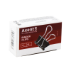 Биндер металлический Axent 19 мм, 12шт, black (4401-A)