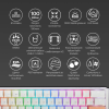Клавиатура Ducky One 3 Mini Cherry MX Red RGB UA USB White (DKON2161ST-RUAPXPWWWSC1)