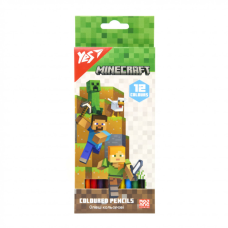 Олівці кольорові Yes Minecraft 12 кольорів (290760)