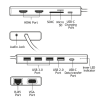 Порт-реплікатор TECNOWARE Dock Station USB TYPE-C 13 in 1 Adapter HUB (FHUB17692)