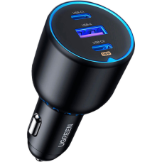 Зарядний пристрій Ugreen 3xUSB 130W (2xUSB-C+USB-A) QC 3.0 black (CD293) (90413)