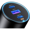 Зарядний пристрій Ugreen 3xUSB 130W (2xUSB-C+USB-A) QC 3.0 black (CD293) (90413)