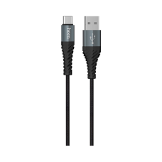 Дата кабель USB 2.0 AM to USB-C 1.0m X38 Cool black HOCO (6931474710567)