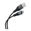 Дата кабель USB 2.0 AM to USB-C 1.0m X38 Cool black HOCO (6931474710567)